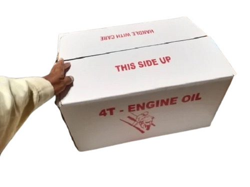 White 2 Ply Corrugated Box - Durable and Eco Friendly , Various Colors , Rectangular Shape for Gift & Crafts, Personal Care, Pharmaceutical Use