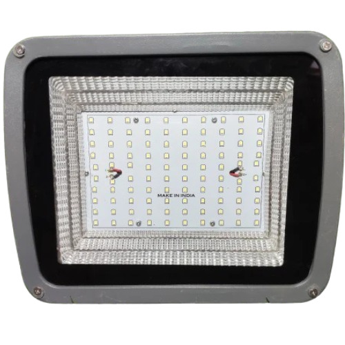 PHINIX LED Flood Light - Aluminum Pressure Die Casting, 340x255x135mm , Pure White Light 100W, 5000K-6500K Color Temperature, IP66 Rating, 130° Beam Angle