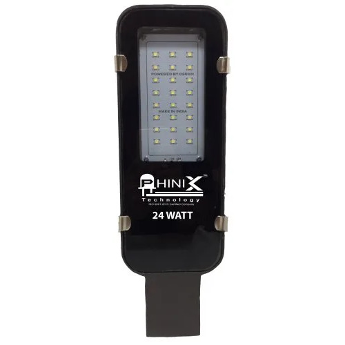 24 Watt Led Street Light - Color: Black