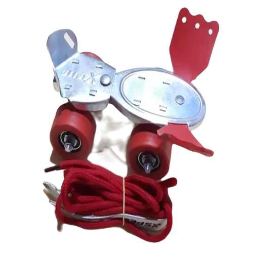 Babies Roller Skates - Nylon & PU, Size M - Premium Quality, Windproof, Unisex, Red Color, Suitable for Children