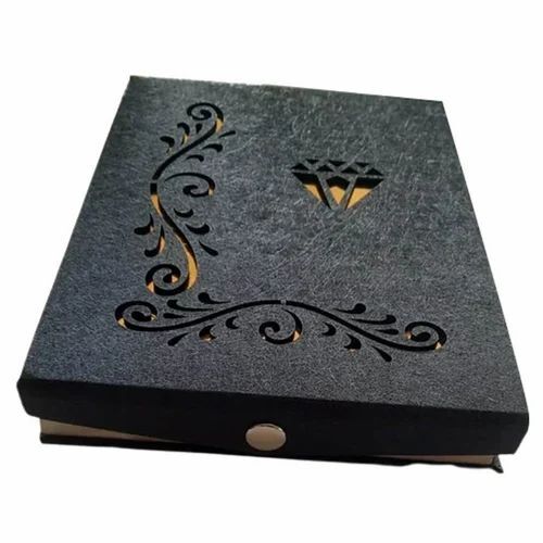 Black Necklace Jewelry Box - Glass Material, Customize Size | Polished Finish, Elegant White Color for Women/Girls Parties