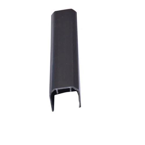 Black PVC U Profile - 10 Feet, Versatile Applications, Excellent Insulation, UV Stabilized, Smooth Finish, Non-Conductive, Long Lifespan