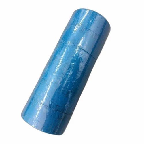 Blue Bopp Packaging Tape - BOPP Material, 18mm Width, 40m Length, 38 Micron Thickness | Durable, Single Sided Acrylic Adhesive, Plain Blue Design, Set of 6 Pieces