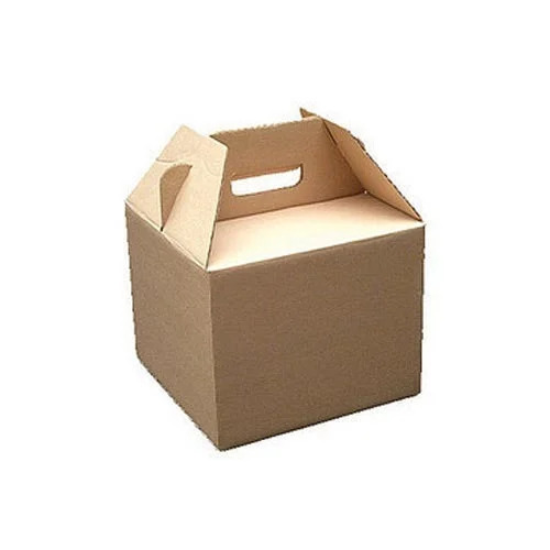 Brown Corrugated Box - Kraft Paper, Eco-Friendly and Durable Design for Personal Care and Gift Packaging | Rectangular Shape with Custom Printing Options in Various Colors