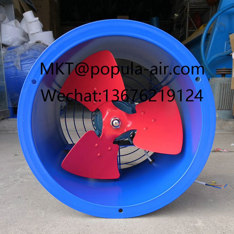 EG-3.5A-4-0.3KWPOPULA Ventilator Axial Fan for Industrial Pipeline Supply and Exhaust Ventilation