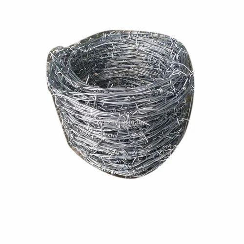 Fencing Barbed Wire - Mild Steel, 1 to 10MM Dimensions | Grey Color, Durable and Waterproof, Easily Assembled