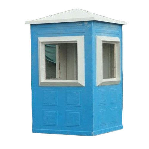 Frp Security Guard Cabin - Color: Blue