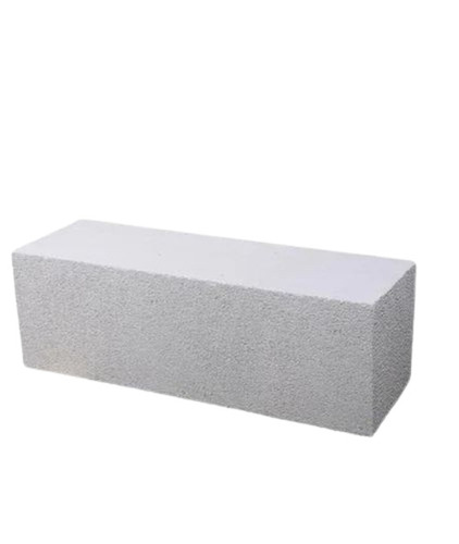 Heat Resistant Aac Brick - Plain Gray Concrete Bricks, 7 Inch Rectangle Shape, Durable & Fine Finished