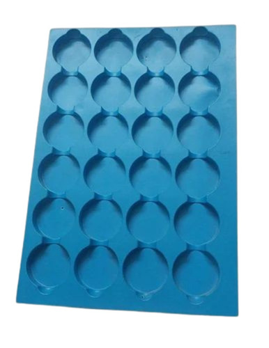 Hips Blister Tray - Durable Plastic, 20 x 15 inches, Blue | Hard Finish, Rectangular Shape, Very Good Condition, Plain Design