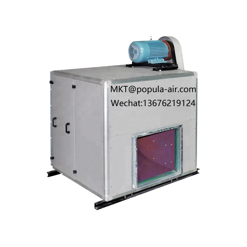 HKF-6.0E-18.5KW with volume 21985-37930CMH pressure 2224-832Pa POPULA Fan Box Centrifugal Fan High Air Volume Extraction