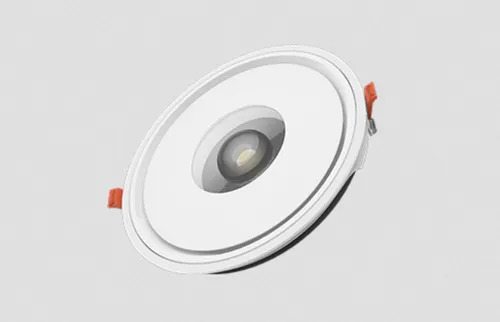 Interchangeable Panel Light - Electric, Round Shape, White Color | Durable Design for Versatile Lighting Applications