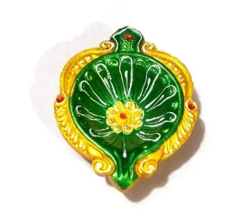 Multi Designer Diwali Clay Diya - Clay, 1.5 Inch, Multicolor | Eco-Friendly, Handmade Artistry, Vibrant Hues, Traditional Design, Reusable, Easy to Clean, Lightweight, Cultural Significance