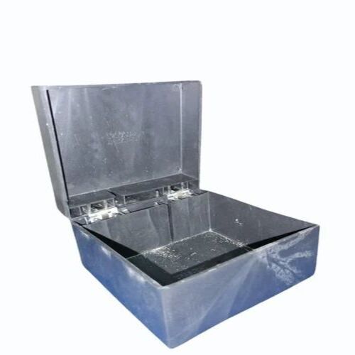 Plastic Bangle Box - 4.5x4.5 Inch, Black Plastic Material | Plain Design for Elegant Packaging