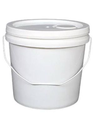 Plastic Paint Buckets - Color: White