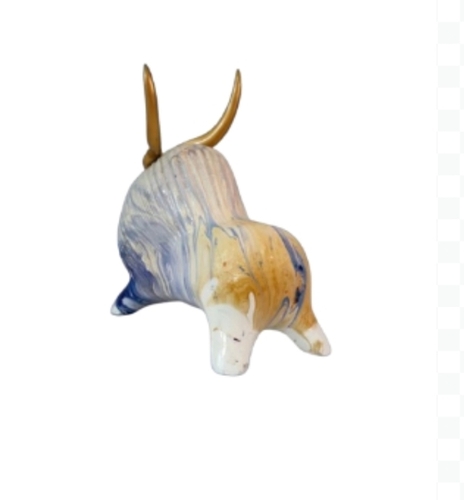Polyresin Decorative Showpiece - 2x5 Feet Blue & White | Stylish Design Unique Craftsmanship Eco-Friendly Materials Textured Finishes Timeless Appeal
