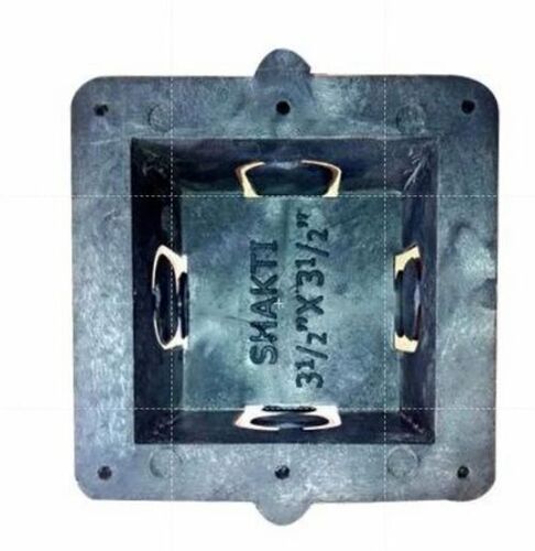 PVC Concealed Boxes - Metal, Standard Size, Silver Color | IP55 Protection, Galvanized Plated, Shock and Heat Resistance