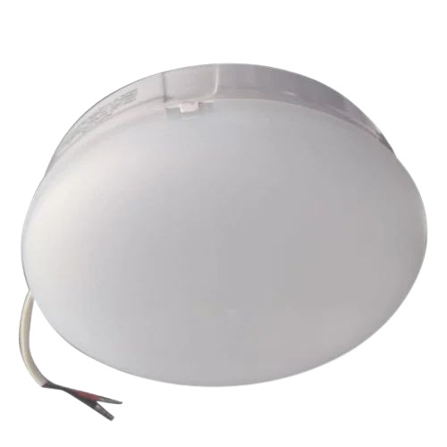 Round LED Downlight - 5W Polycarbonate, Warm Light 3000K | Durable, Fine Finishing, Customized Size, White Color, Industrial Application