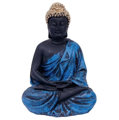 Samadhi Buddha Statue - Eco-Friendly Polished Finish | Stylish Design Versatile Style Unique Craftsmanship Vibrant Colors Textured Finishes Space-Saving Timeless Appeal