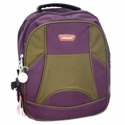 School Shoulder Bag - Adjustable Strap, Multicolor Plain Design, Customized for All Ages | Unisex Zipper Closure, Attractive Style