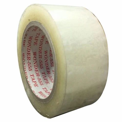 Self Adhesive Tape - BOPP Material, 20mm Width, Transparent Color | Durable, Fine Finished, Pressure Sensitive, Round Shape, Very Good Quality