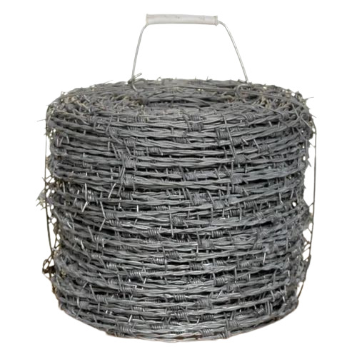 Steel Barbed Wire - Galvanized Steel, 1 to 10 mm | Durable, Easily Assembled, Waterproof, Ideal for Industrial Security