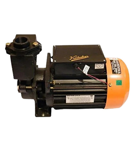 Submersible Motor - 1.5HP, 22.5cm x 21cm x 14.5cm | Durable Black & Orange, Waterproof Mechanical Seal
