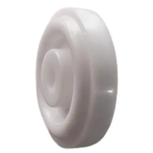 Nylon Caster Wheel - 70kg Load Capacity, Swivel Movement | Polished Finish, White, Red, Black, Industrial Use, Made in India