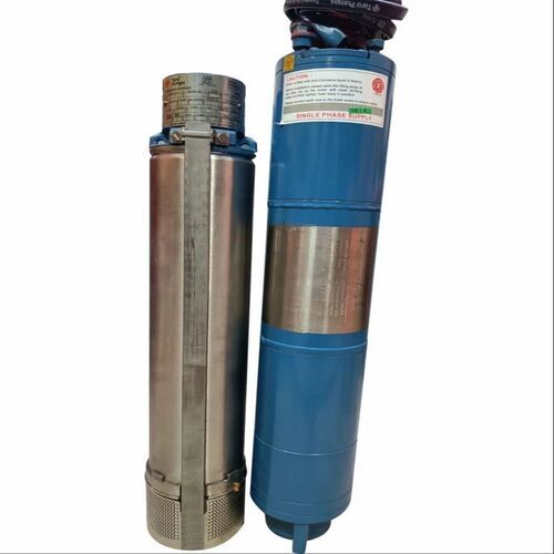 1.5 Hp Submersible Pump - 240 V, 50 Hz, 100-500 LPM Discharge Flow, Silver Color | 12 Months Warranty, Customized Size