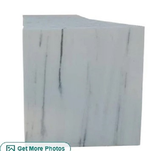 16mm Albeta Makrana Marble Slab - Various Sizes Available, White Polished Finish, Anti Skid Design, Long Lasting & Easy to Wash