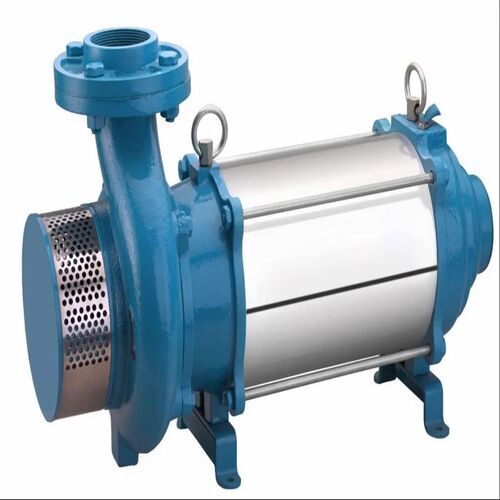 2 Hp Openwell Submersible Pump - Mild Steel, Customized Size, Color Coated | Three Phase, 50 Hz, Silver Finish