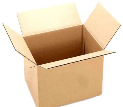 3 Ply Plain Corrugated Paper Box - Durable Kraft Paper, Eco-Friendly Material, Brown Square Design for Personal Care, Pharmaceutical, Gift & Crafts