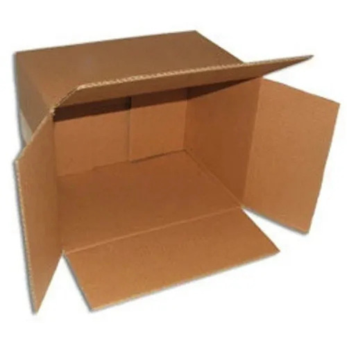 5 Ply Rectangle Corrugated Paper Box - Eco-Friendly Kraft Paper, Brown | Durable 5-Ply Design for Personal Care and Pharmaceutical Packaging