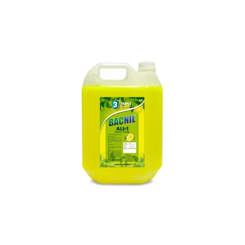 Bacnil Floor Cleaner - 5L Yellow Liquid | Premium Quality, Refreshing Lemon Fragrance, Ideal for Floor Cleaning