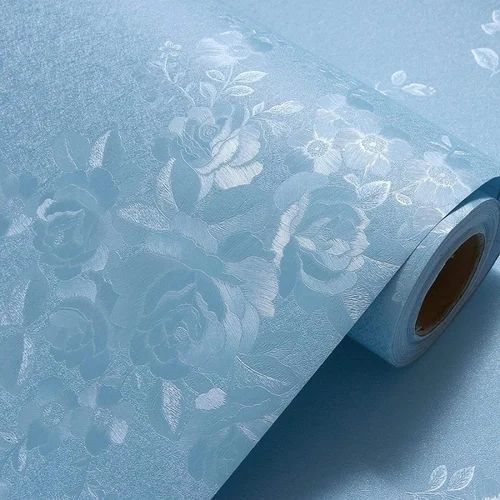 Blue Flower Wallpaper Sticker