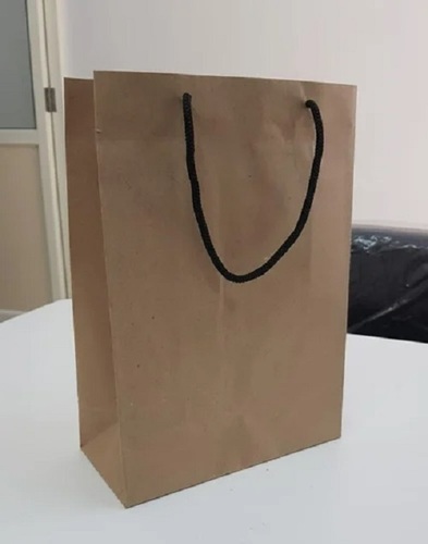 Brown Paper Bags - Kraft Paper, Eco-Friendly and Durable Design | Disposable, Perfect for Shopping Needs