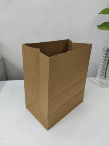 Brown Paper Grocery Bags - Kraft Paper, Durable Disposable Design, Eco-Friendly Brown Color