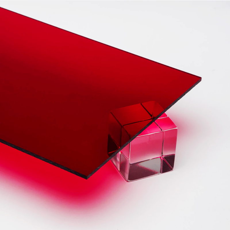 Comay RED Large Size 100% Virgin Cast Acrylic Sheet
