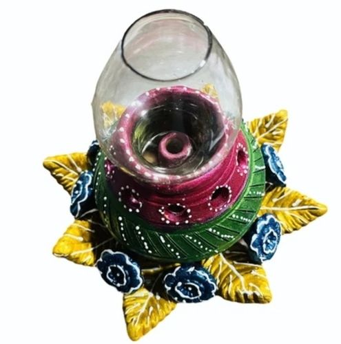 Decorative Clay Lamp Diya