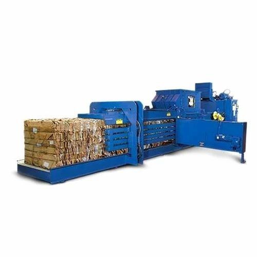 Horizontal Waste Paper Baling Machine By Shlok Steel Corporation