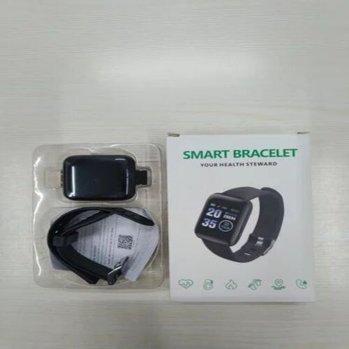 Id116 Casual Digital Watch - Plastic, Rectangular Shape, Unisex Design | Sleek Black Color, Perfect for Daily Wear