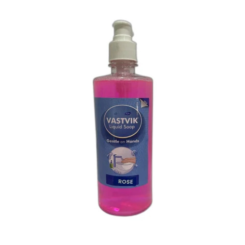 Liquid Soap - 500ml Bottle, Delicate Rose Fragrance, Gentle on Hands, Effective Dirt and Bacteria Removal