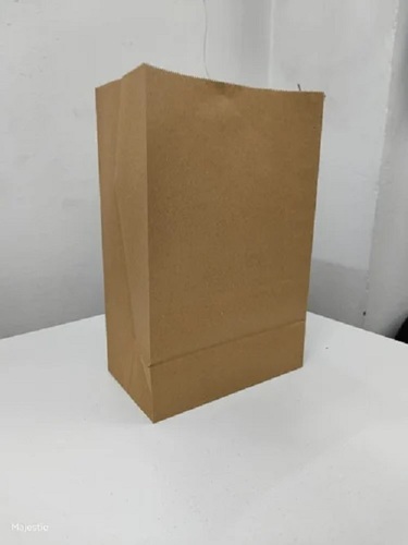 Paper Grocery Bag - Kraft Paper, Brown Color | Durable, Eco-Friendly, Disposable Design