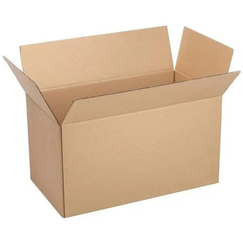 Brown Kraft Corrugated Packaging Box - Durable Eco-Friendly Material | Ideal for Personal Care, Pharmaceuticals, Gifts & Crafts