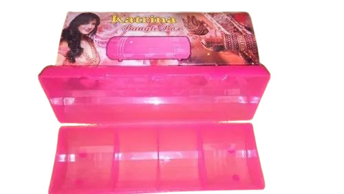 Plastic Bangle Box - Fine Finished, Durable Pink Design | Eco-Friendly, Attractive Shape, Customized Size, Perfect for Casual Jewelry Use