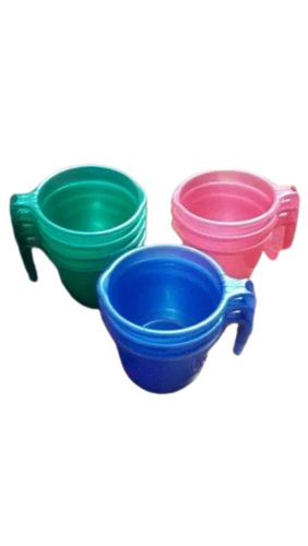 Plastic Bath Mug - Durable Rigid Plastic, 1.5L Capacity, Round Shape, Fine Finished, Plain Pattern