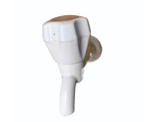 Plastic Tap - Various Sizes, Glossy White Finish | Easy to Install, Water Save Design, Leak Resistant, Long Functionality