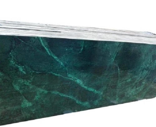 Polished Green Marble Slab - Crack Resistant Material, Long Lasting Finish, Easy to Wash, Low Maintenance Needed, Polished Surface