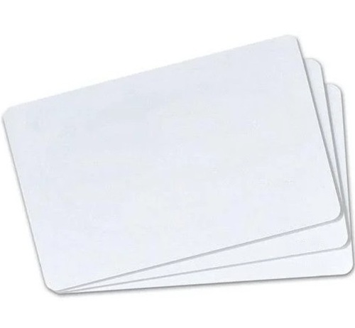 Proximity Cards - Glossy, Rectangular Design, 0.84-1 mm Thickness, 13.56 MHz Frequency | Plastic Material, Industrial Usage, White Color