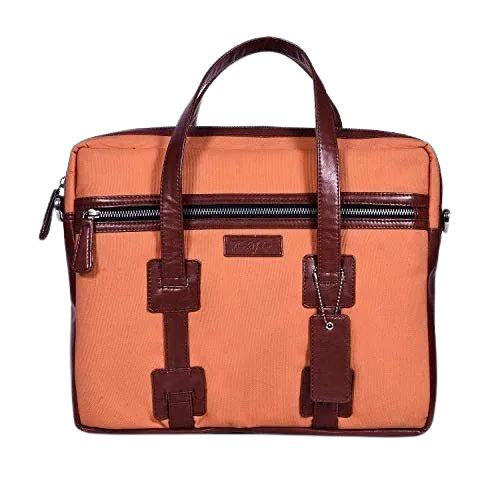 Red Leather Laptop Bag - New, Very Good Quality, 21 Kg Capacity | Durable, Comfortable, Attractive Design, Zipper Closure, 1 Year Warranty