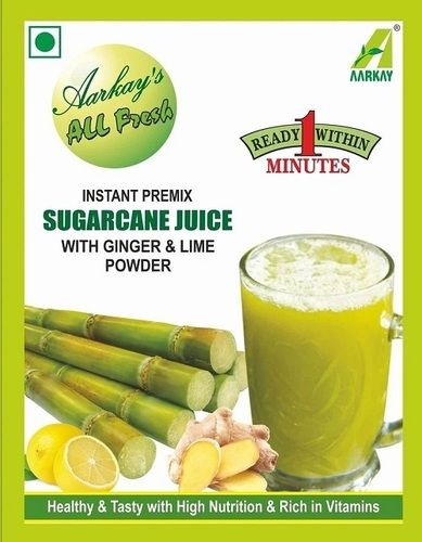 Sugarcane Juice with Ginger and Lime Powder